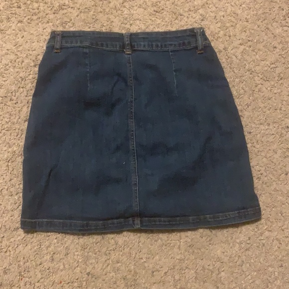Jean skirt button up - Picture 2 of 2